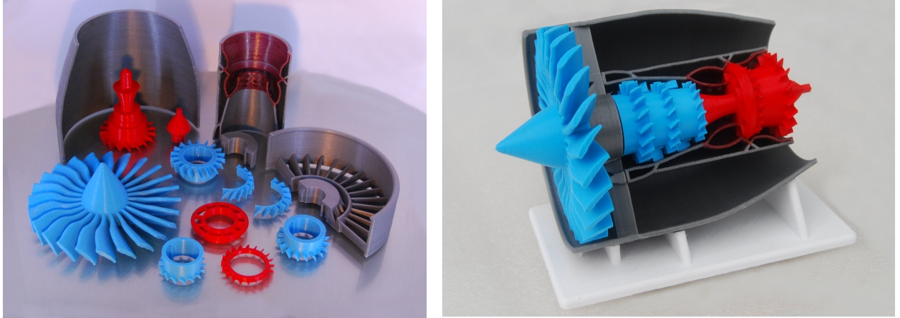 3D printed jet engine image